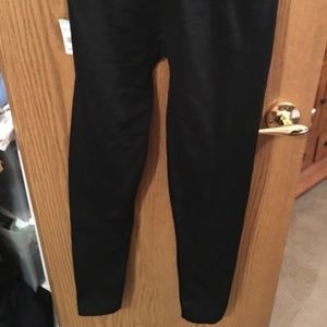 Black Fleece Lined Leggings